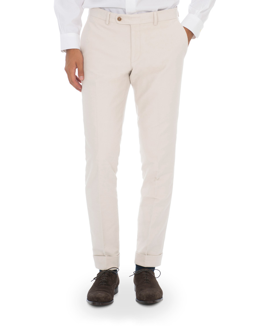 Herre | Bukser | Morris Heritage | Fred Moleskin Trousers Off white