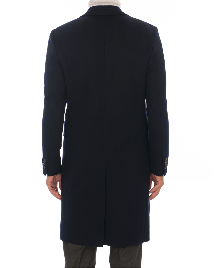 Herre | Jakker | Morris Heritage | Gillis Loro Piana Wool Coat Navy