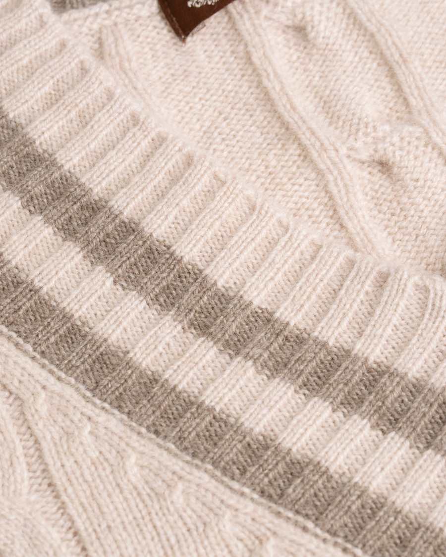 Herre | Gensere | Morris Heritage | Heritage Cricket Cashmere Sweater Off White