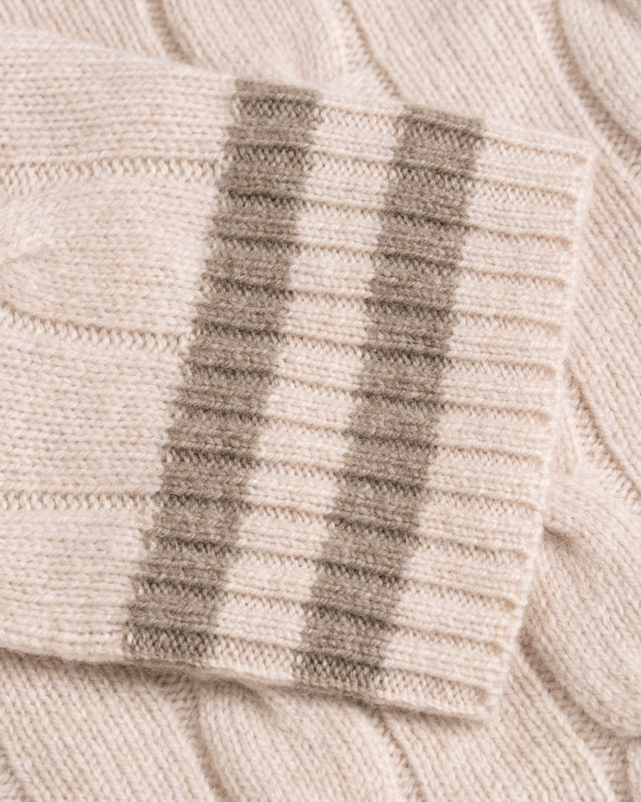 Herre | Gensere | Morris Heritage | Heritage Cricket Cashmere Sweater Off White