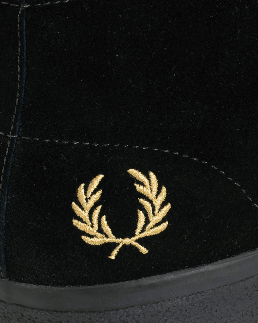 Herre | Fred Perry Portwood Suede Chukka Sneaker Black/Champagne | Fred Perry | Portwood Suede Chukka Sneaker Black/Champagne