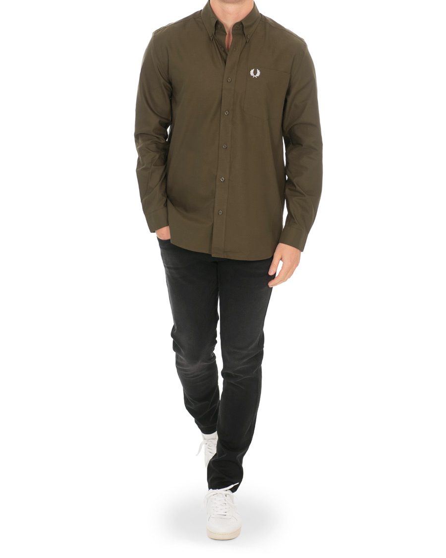 Herre | Skjorter | Fred Perry | Classic Oxford Shirt Green