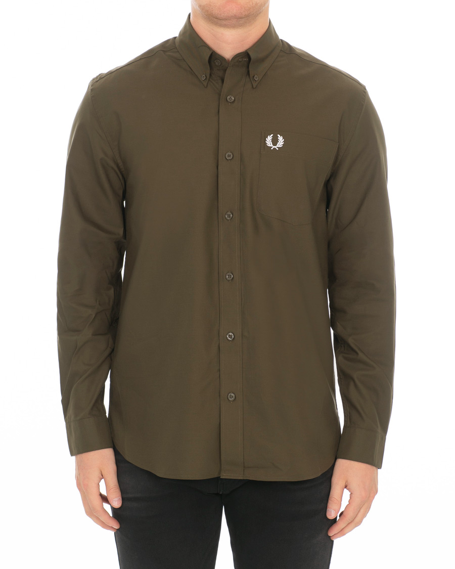 Herre | Skjorter | Fred Perry | Classic Oxford Shirt Green