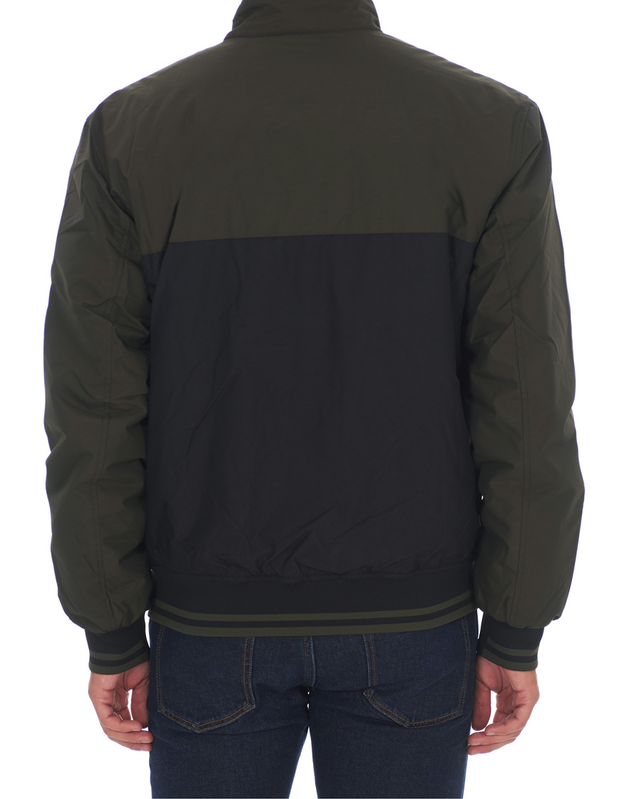 Herre | Jakker | Fred Perry | Colour Block Sports Jacket Hunting Green