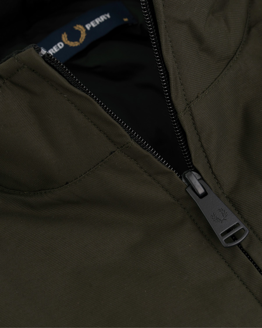 Herre | Jakker | Fred Perry | Colour Block Sports Jacket Hunting Green