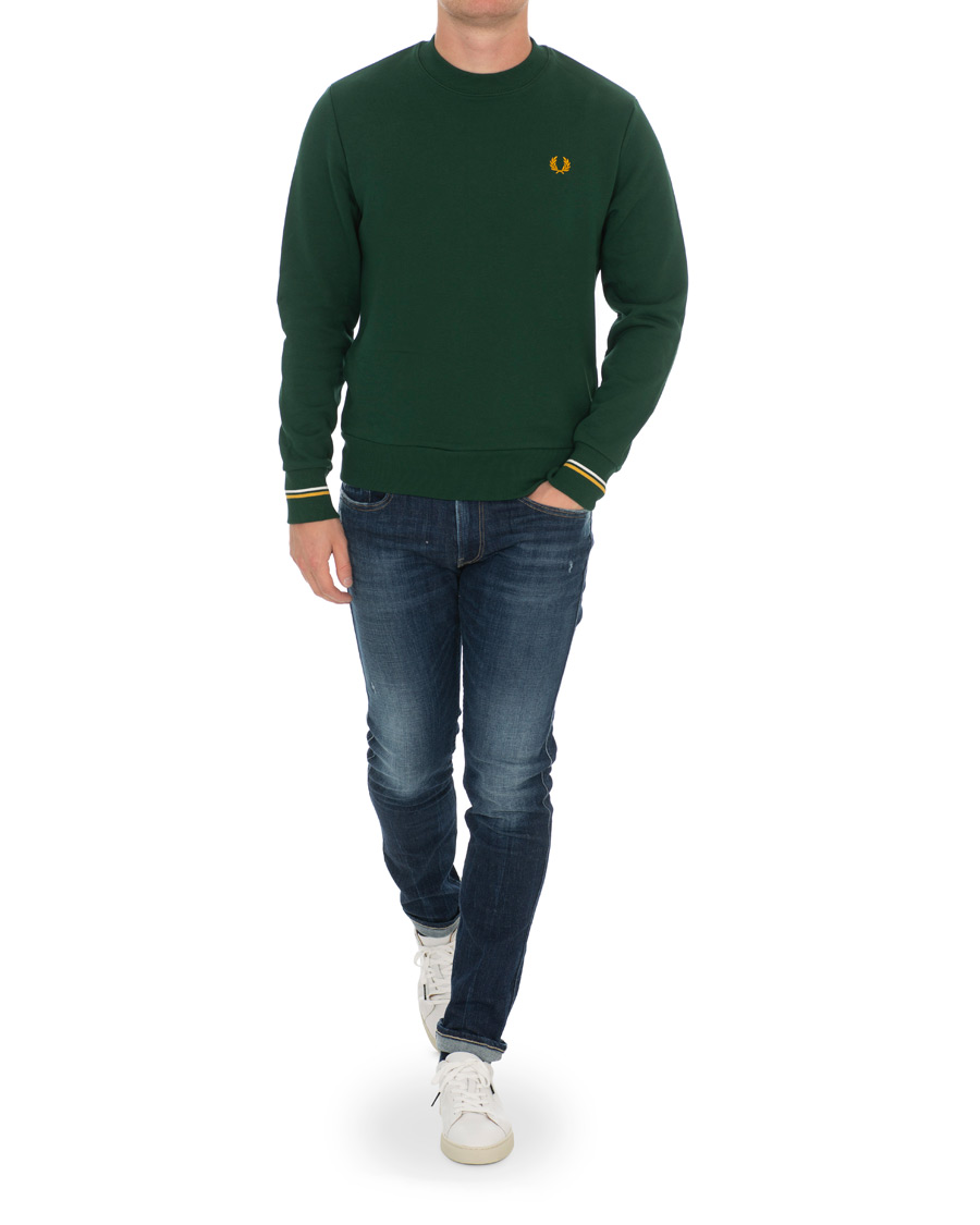 Herre | Gensere | Fred Perry | Crew Neck Sweatshirt Green