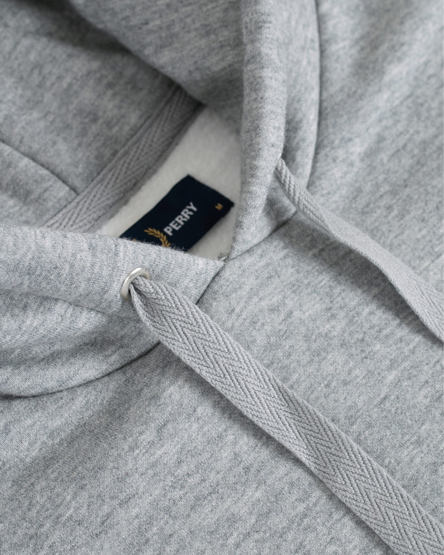 Herre | Gensere | Fred Perry | Graphic Hooded Sweatshirt Steel Marl