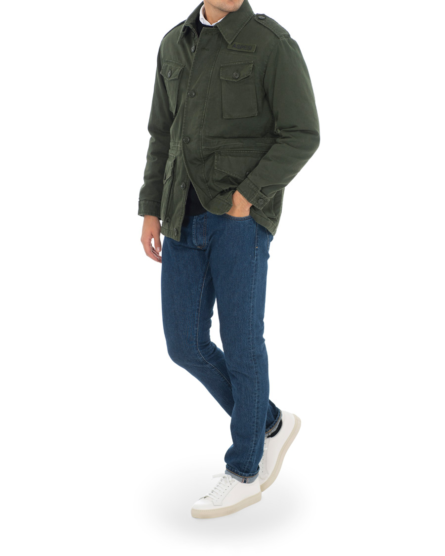 Herre | Jeans | C.O.F. Studio | M3 Regular Tapered Fit Selvedge Jeans Classic Worn