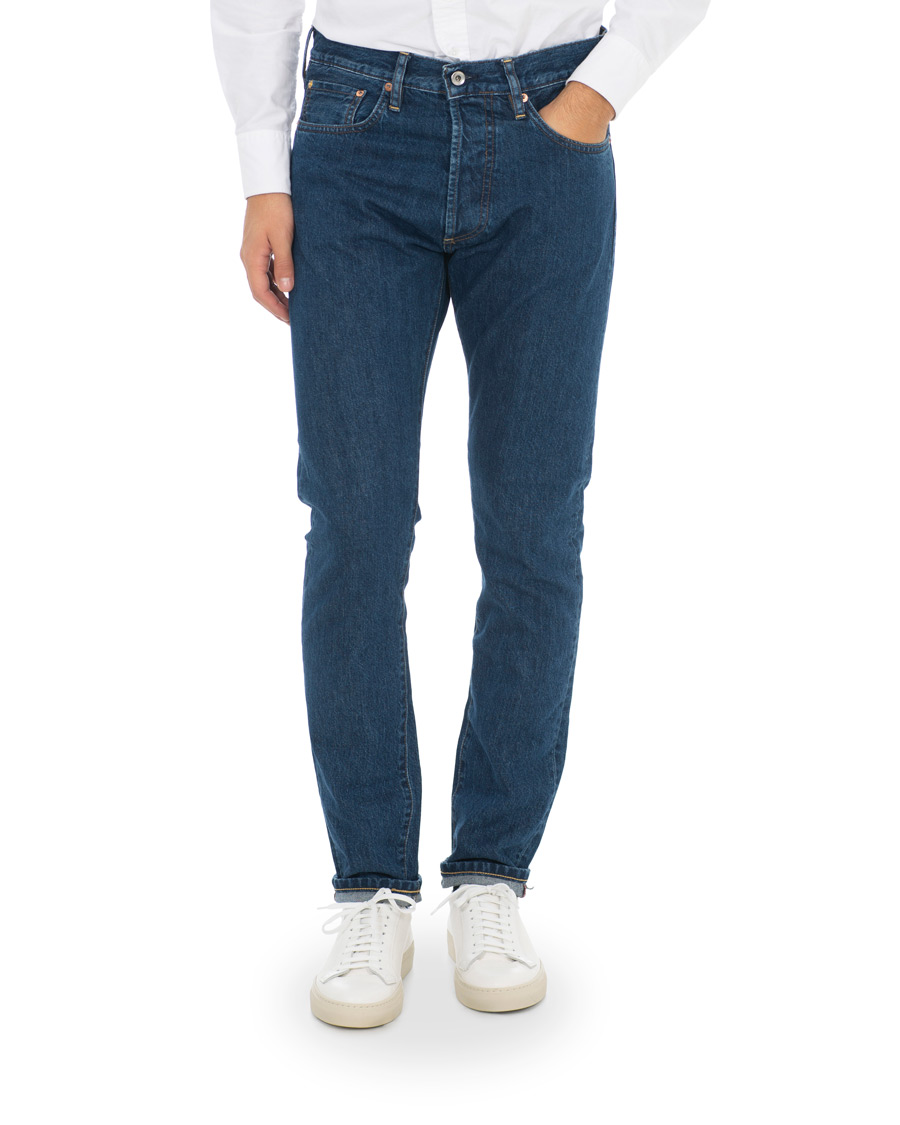 Herre | Jeans | C.O.F. Studio | M3 Regular Tapered Fit Selvedge Jeans Classic Worn