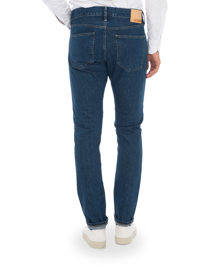Herre | Jeans | C.O.F. Studio | M3 Regular Tapered Fit Selvedge Jeans Classic Worn
