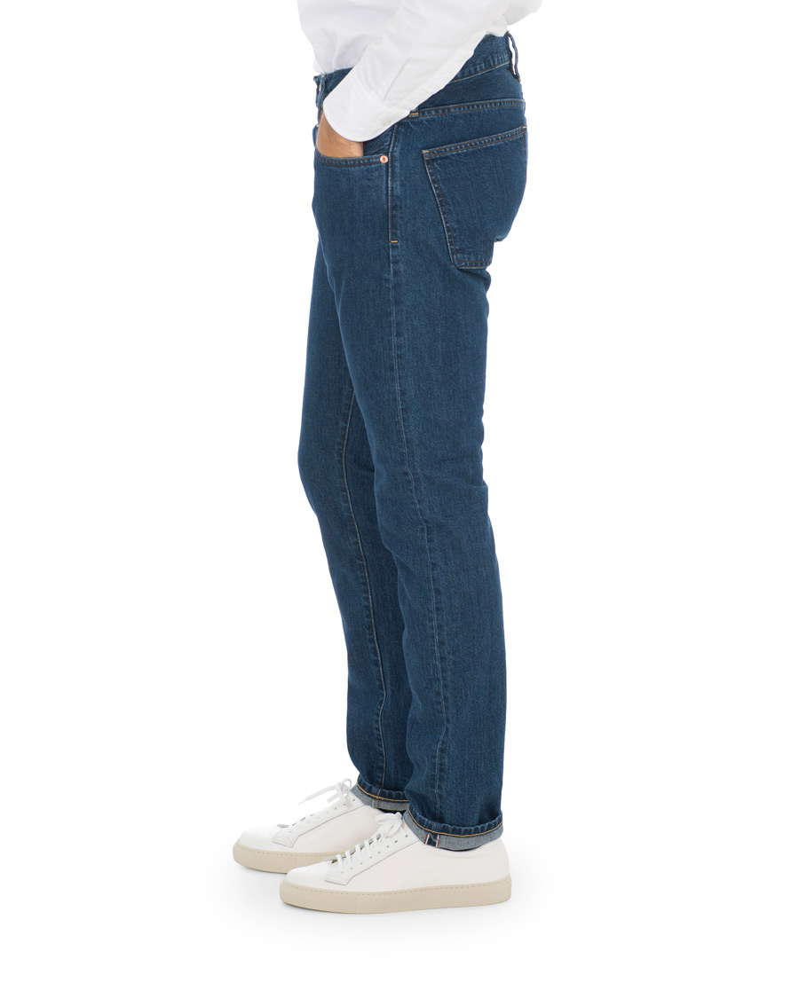 Herre | Jeans | C.O.F. Studio | M3 Regular Tapered Fit Selvedge Jeans Classic Worn