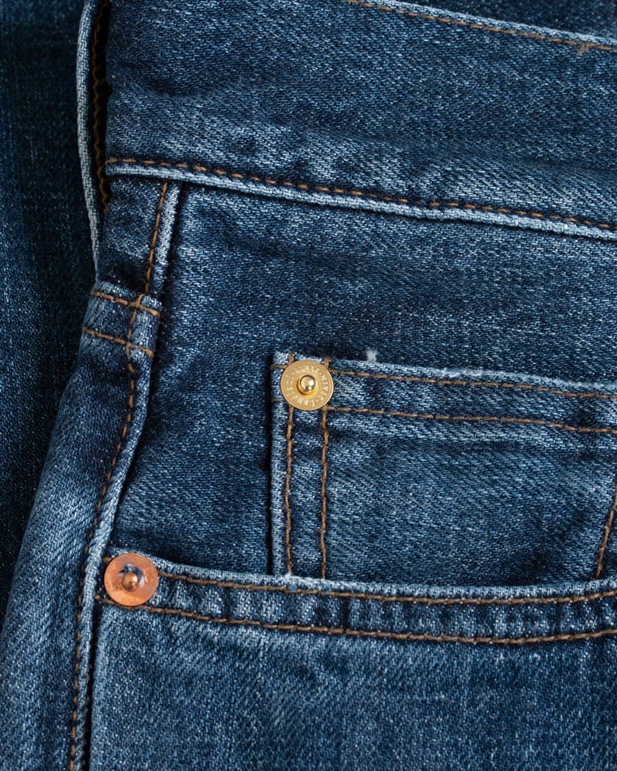 Herre | Jeans | C.O.F. Studio | M3 Regular Tapered Fit Selvedge Jeans Classic Worn