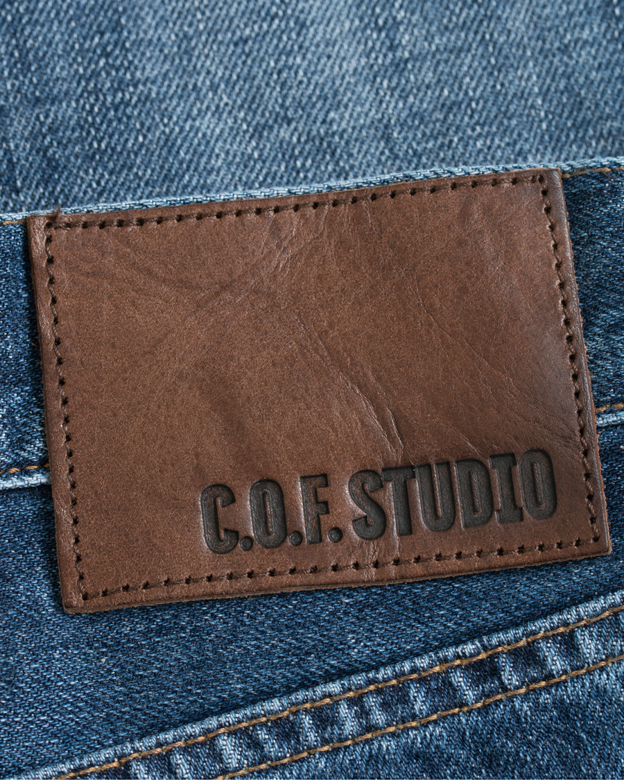 Herre | Jeans | C.O.F. Studio | M3 Regular Tapered Fit Selvedge Jeans Classic Worn