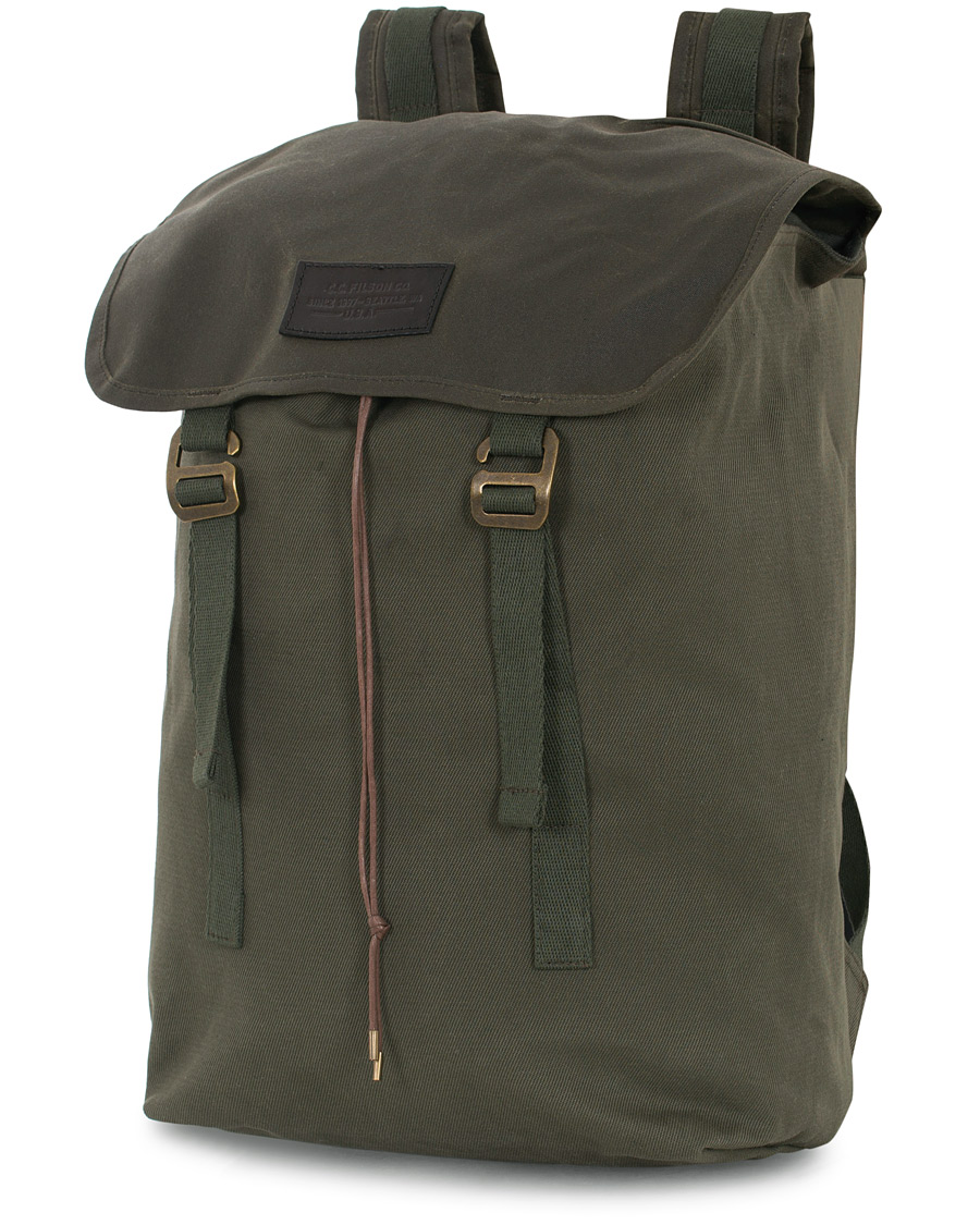 Herre | Filson Rugged Twill Ranger Backpack Otter Green Canvas | Filson | Rugged Twill Ranger Backpack Otter Green Canvas