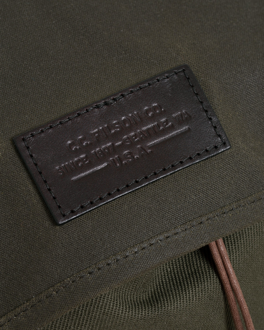 Herre | Filson Rugged Twill Ranger Backpack Otter Green Canvas | Filson | Rugged Twill Ranger Backpack Otter Green Canvas