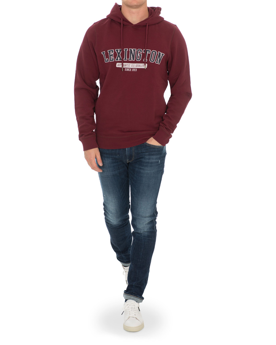 Herre | Gensere | Lexington | Perry Hood Dark Red