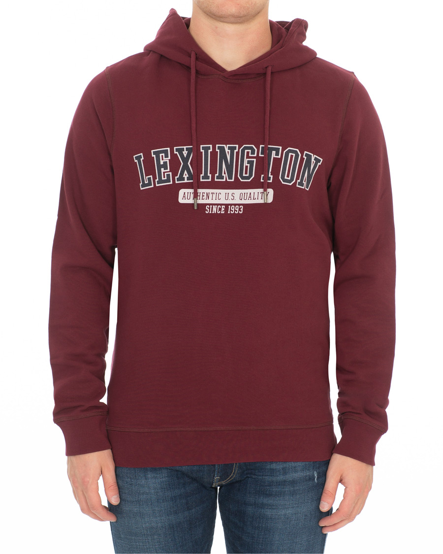 Herre | Gensere | Lexington | Perry Hood Dark Red