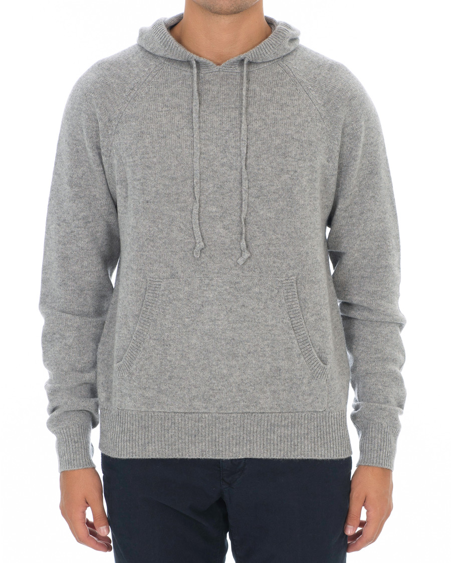 Herre | Gensere | Soft Goat | Cashmere Chunky Hoodie Grey