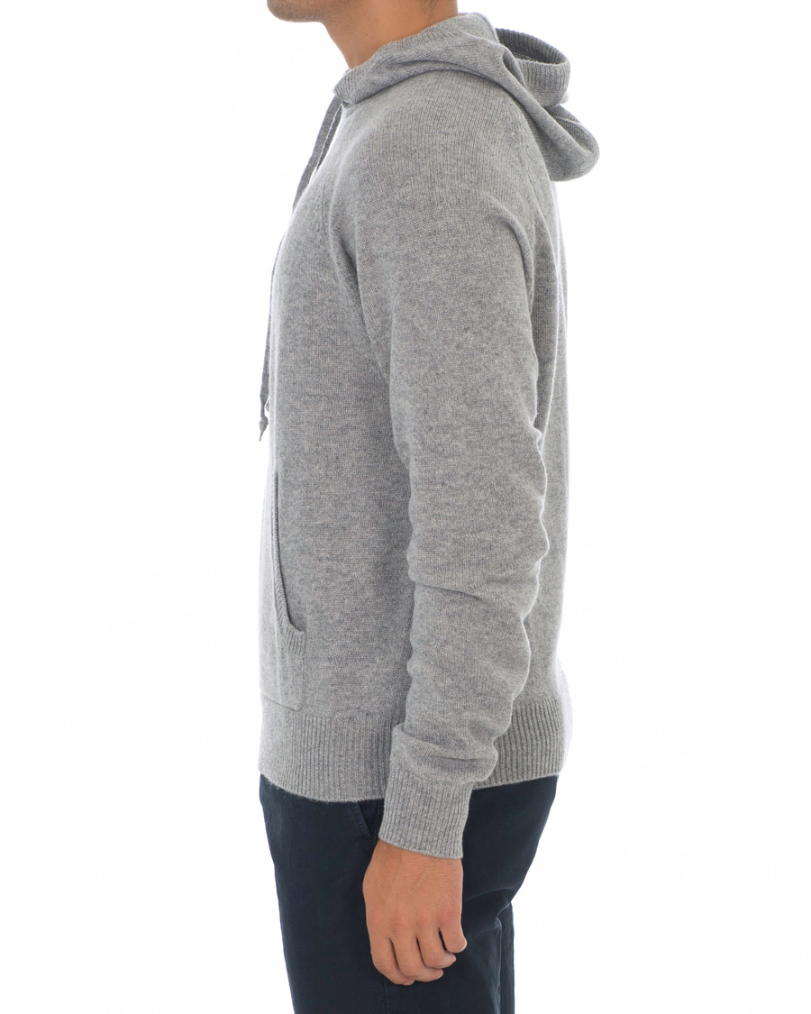 Herre | Gensere | Soft Goat | Cashmere Chunky Hoodie Grey