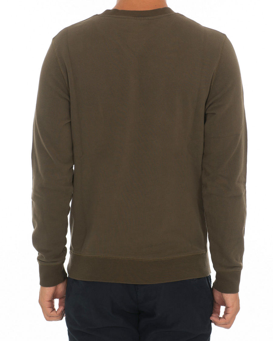 Herre | Gensere | Sunspel | Loopback Sweatshirt Military Green
