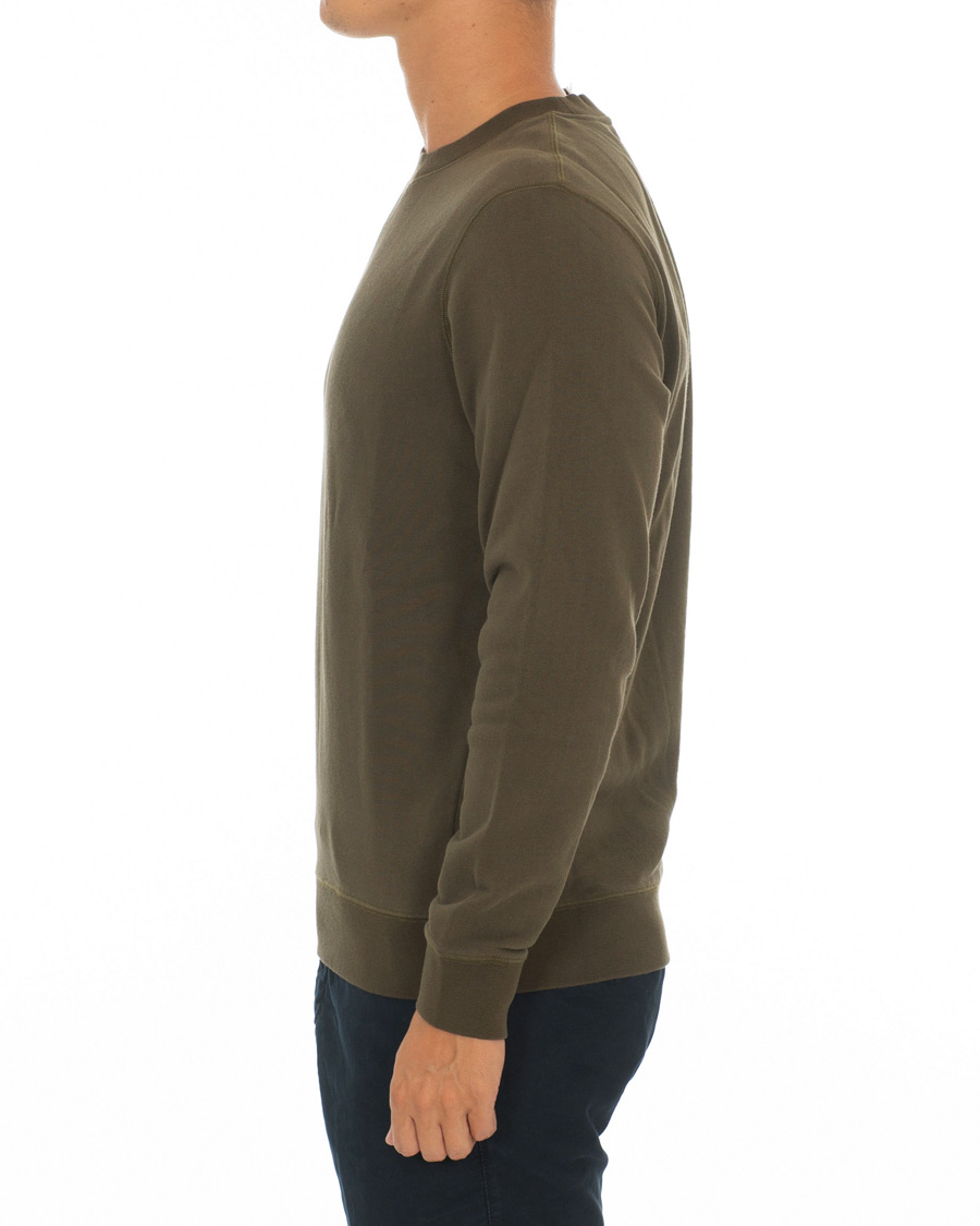 Herre | Gensere | Sunspel | Loopback Sweatshirt Military Green
