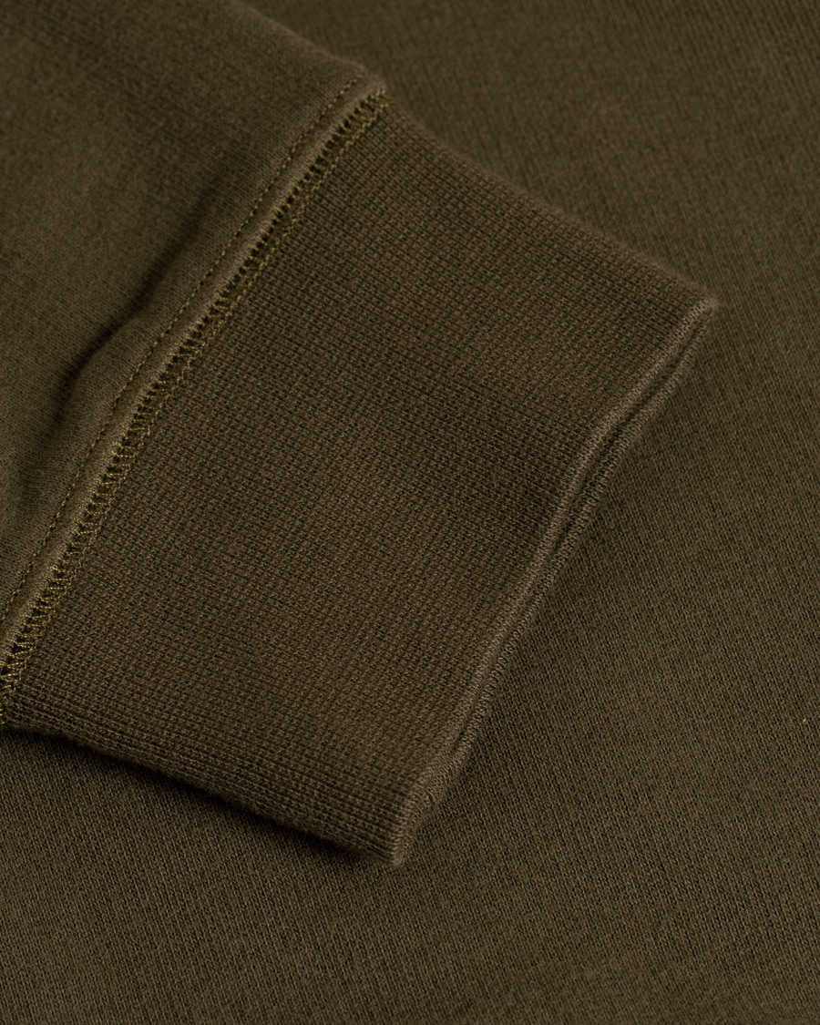 Herre | Gensere | Sunspel | Loopback Sweatshirt Military Green
