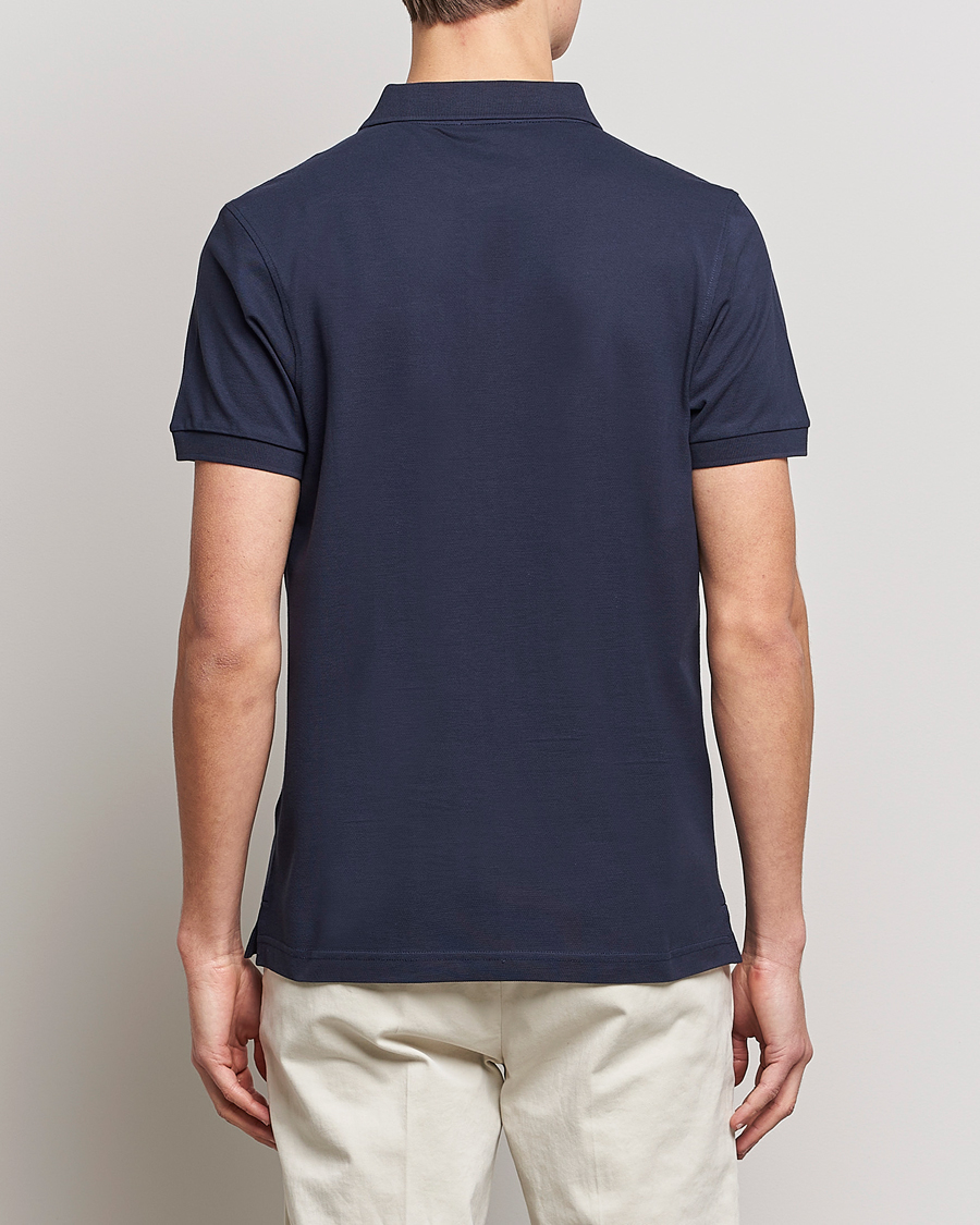 Herre | Pikéer | Sunspel | Short Sleeve Pique Polo Navy