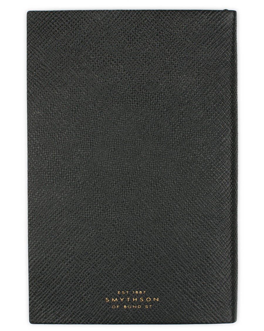 Herre | Smythson Panama Notebook Black Notes | Smythson | Panama Notebook Black Notes