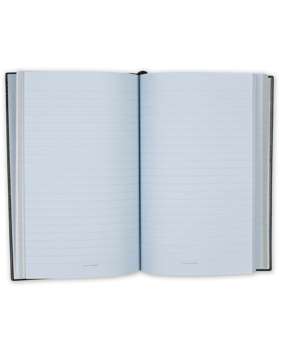 Herre | Smythson Panama Notebook Black Notes | Smythson | Panama Notebook Black Notes