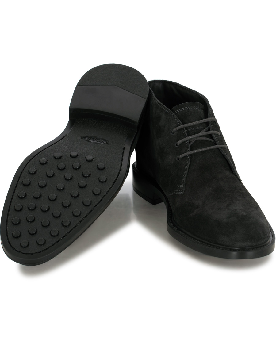 Herre | Tod's Desert Boot Dark Grey Suede | Tod's | Desert Boot Dark Grey Suede