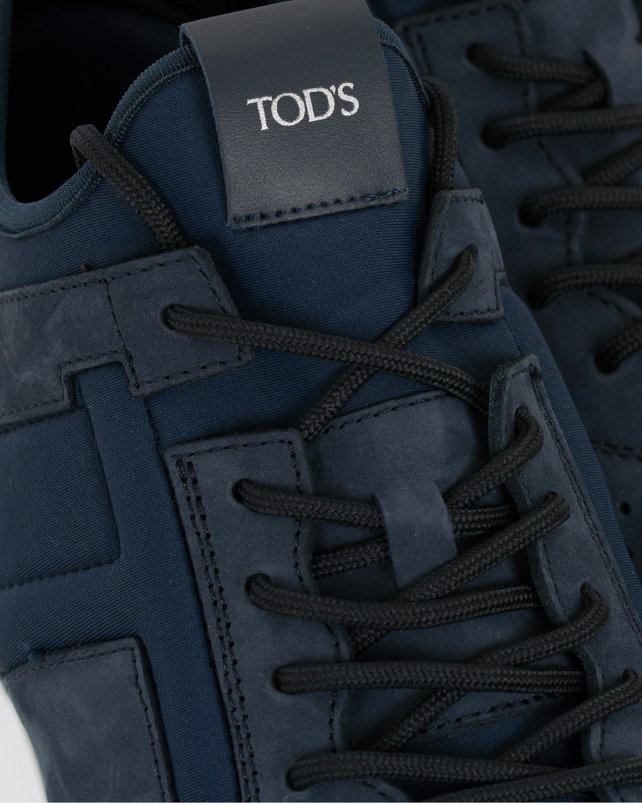 Herre | Tod's Allaciato Sportivo Sneaker Dark Blue Nubuck | Tod's | Allaciato Sportivo Sneaker Dark Blue Nubuck