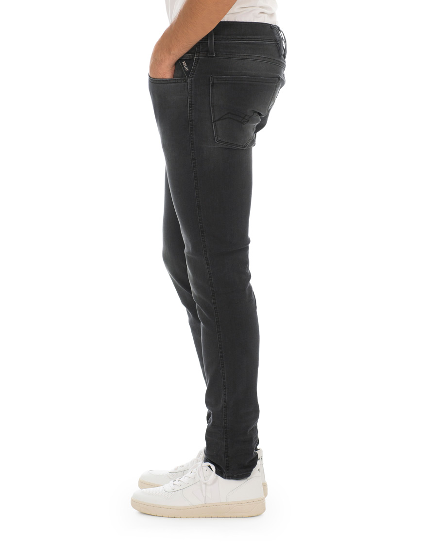 Herre | Jeans | Replay | Anbass Hyperflex Jeans Black