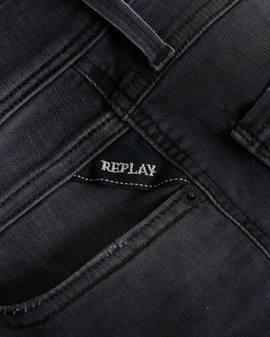 Herre | Jeans | Replay | Anbass Hyperflex Jeans Black