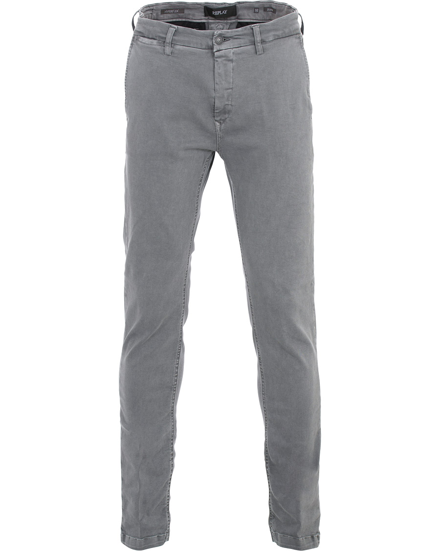 Herre | Bukser | Replay | Zeumar Hyperflex Chinos Iron Grey