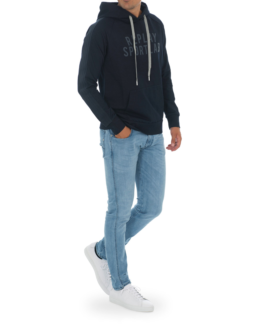 Herre | Jeans | Replay | Anbass Hyperflex Clouds Jeans Light Blue