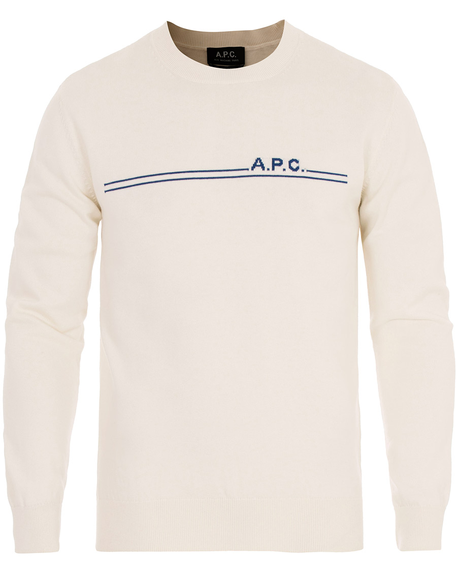Herre | Gensere | A.P.C. | Eponyme H Crew Neck Ecru