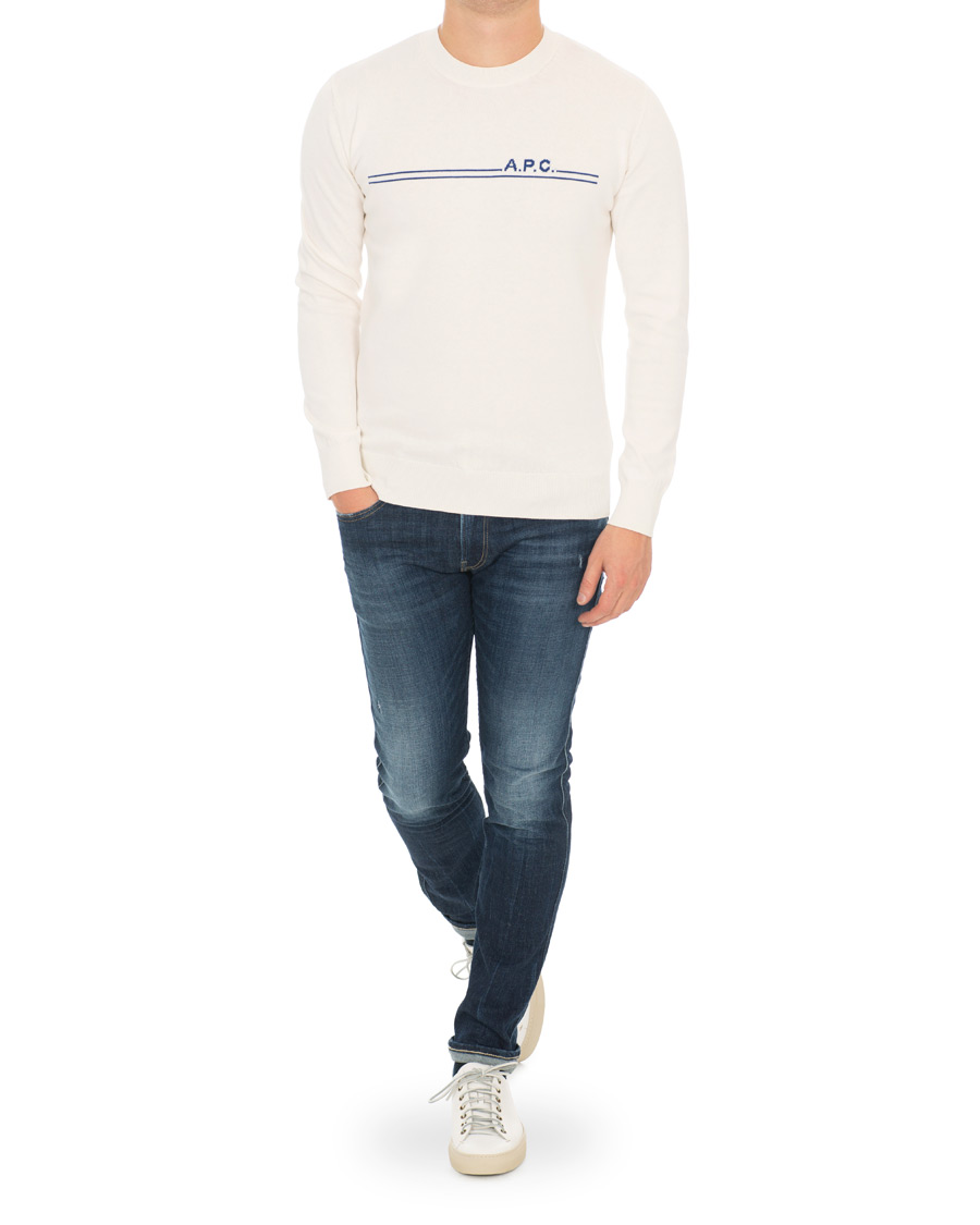 Herre | Gensere | A.P.C. | Eponyme H Crew Neck Ecru