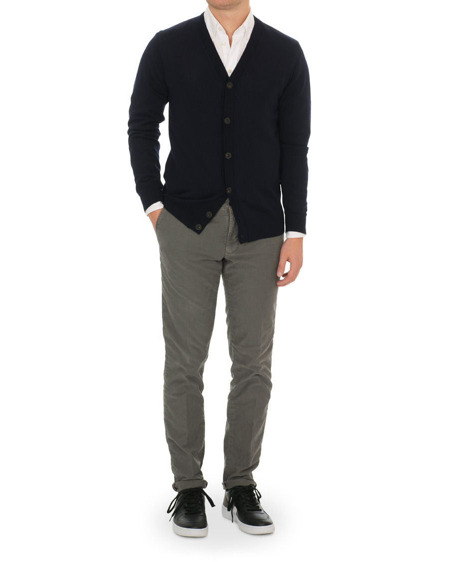 Herre | Gensere | A.P.C. | Samuel Merino Cardigan Dark Navy