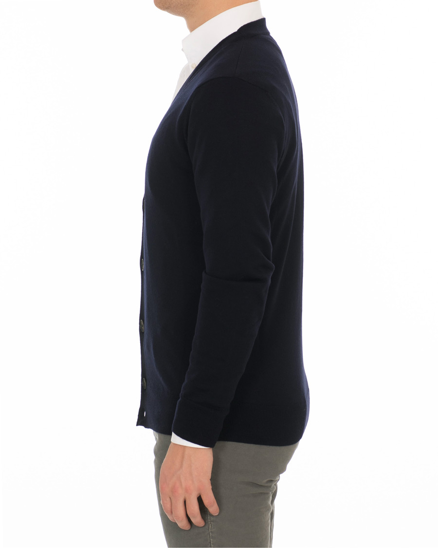 Herre | Gensere | A.P.C. | Samuel Merino Cardigan Dark Navy