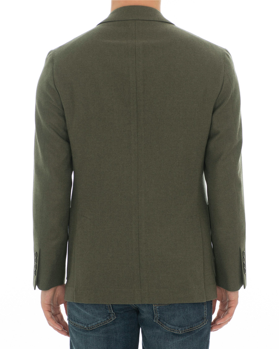Herre | Dressjakker | Brunello Cucinelli | Cashmere Blend Patch Pocket Blazer Green