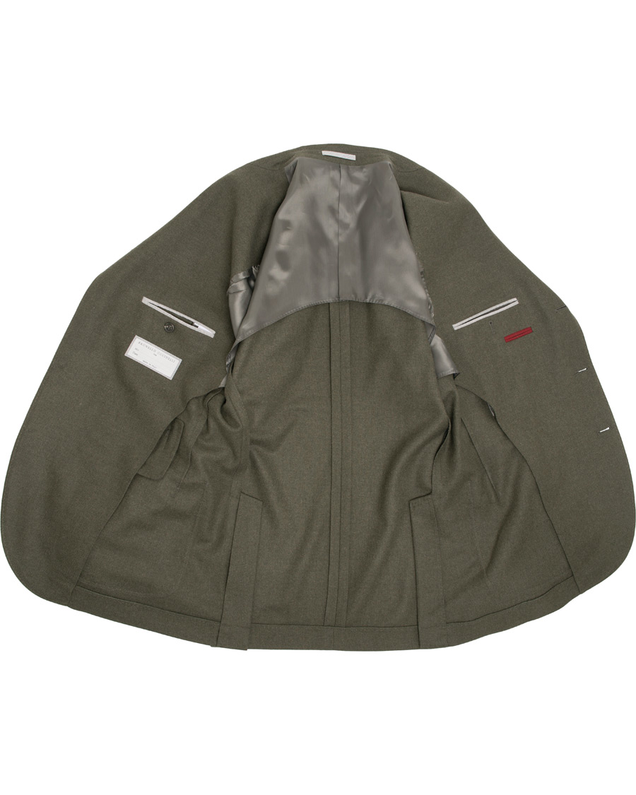 Herre | Dressjakker | Brunello Cucinelli | Cashmere Blend Patch Pocket Blazer Green