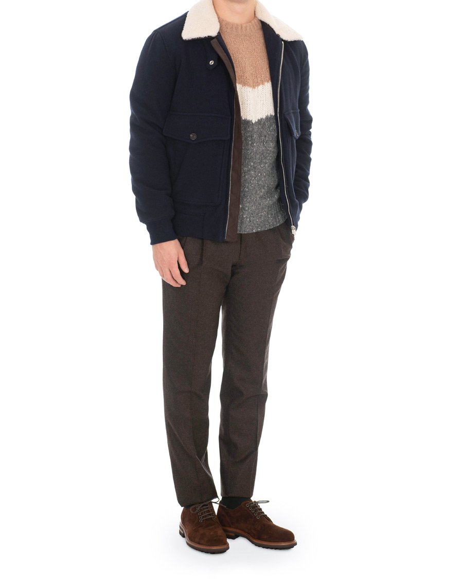 Herre | Brunello Cucinelli Plain Toe Derby Brown Suede | Brunello Cucinelli | Plain Toe Derby Brown Suede