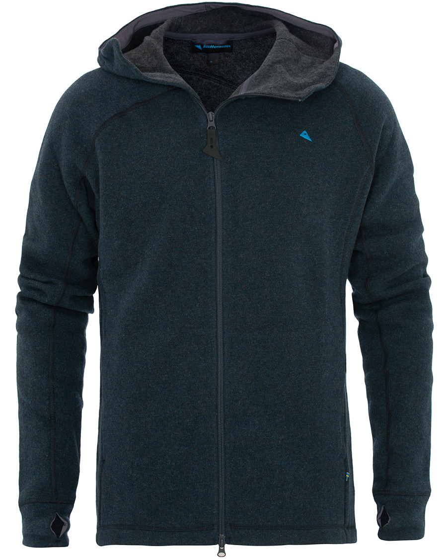Herre | Gensere | Klättermusen | Balder Thermal Mid-Layer Hoodie Storm Blue