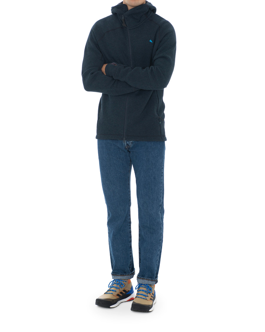 Herre | Gensere | Klättermusen | Balder Thermal Mid-Layer Hoodie Storm Blue