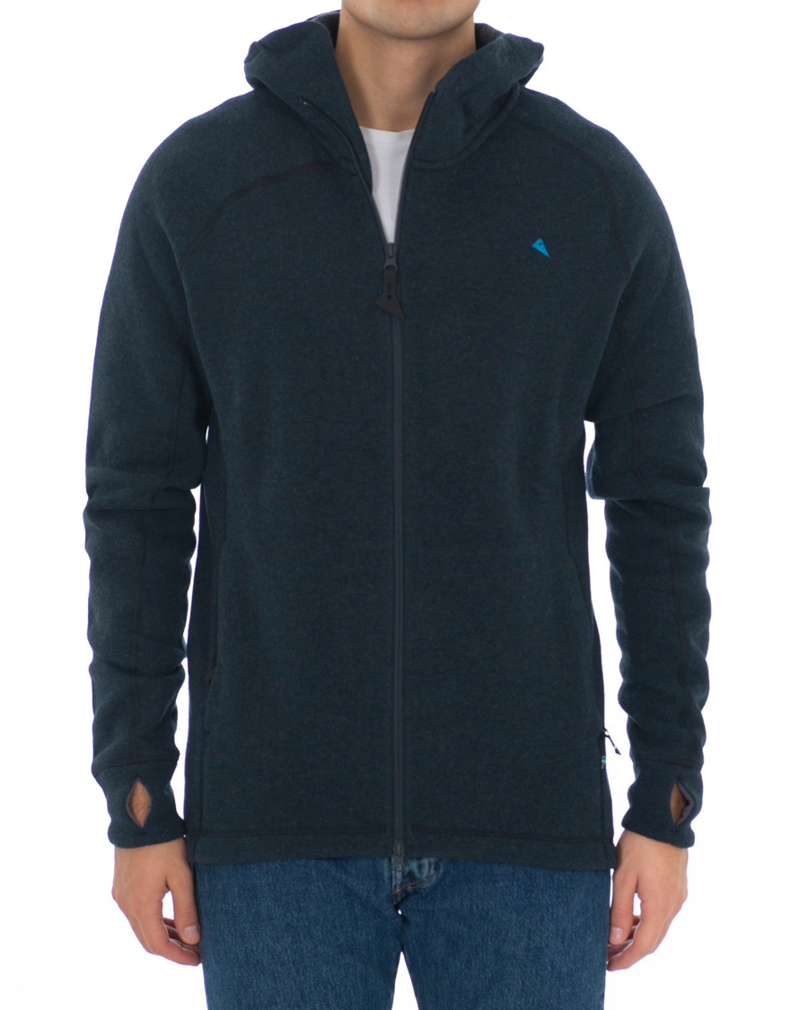 Herre | Gensere | Klättermusen | Balder Thermal Mid-Layer Hoodie Storm Blue