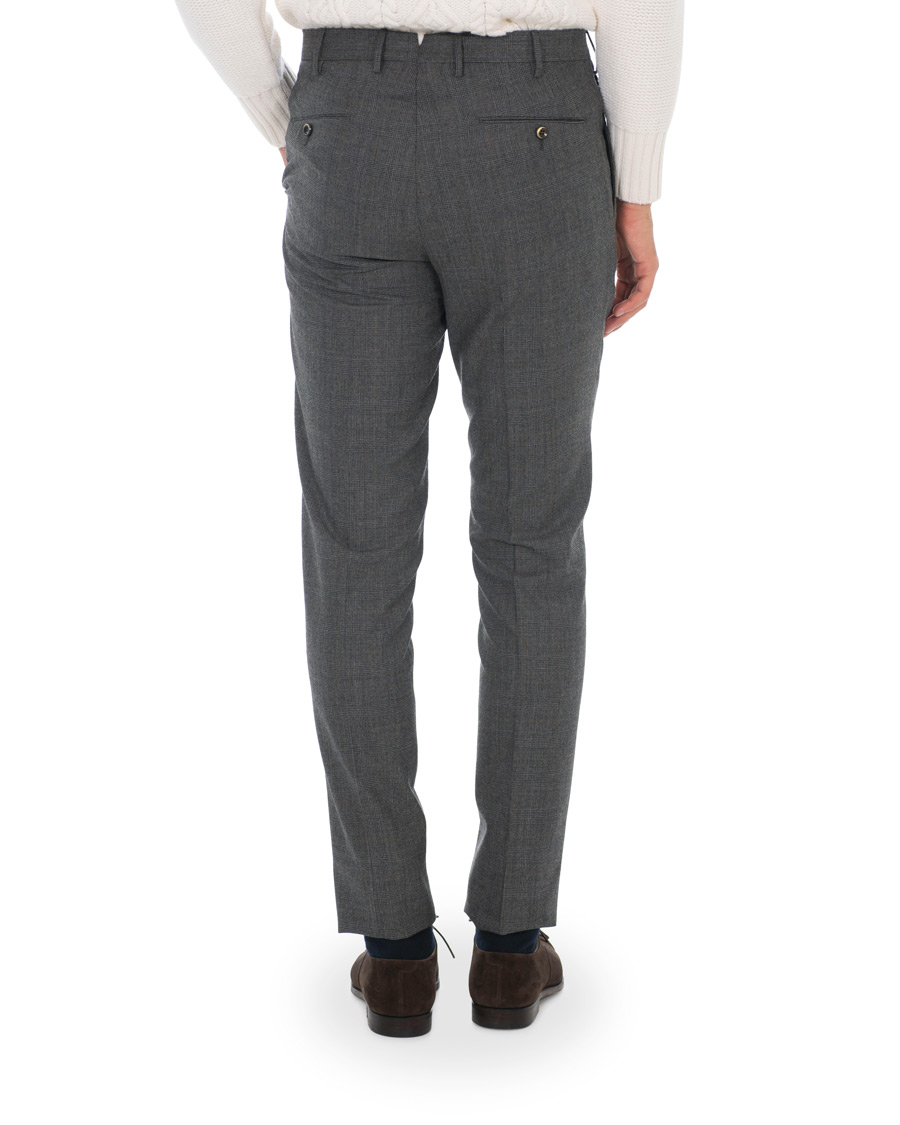 Herre | Bukser | PT01 | Gentleman Fit Pleated Wool/Cashmere Trousers Light Grey