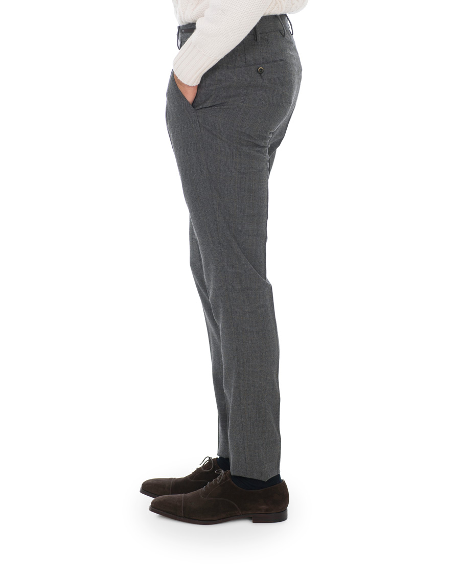 Herre | Bukser | PT01 | Gentleman Fit Pleated Wool/Cashmere Trousers Light Grey