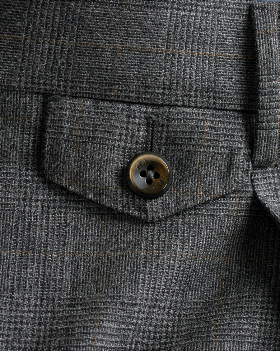 Herre | Bukser | PT01 | Gentleman Fit Pleated Wool/Cashmere Trousers Light Grey