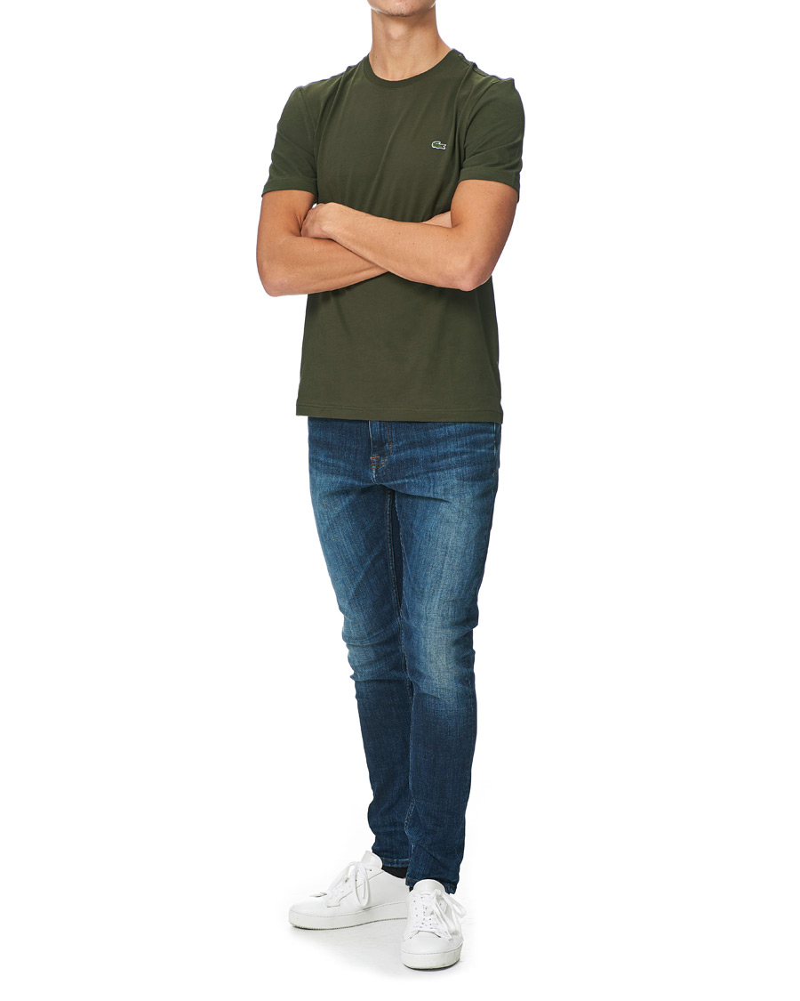 Herre | T-Shirts | Lacoste | Crew Neck Tee Baobab