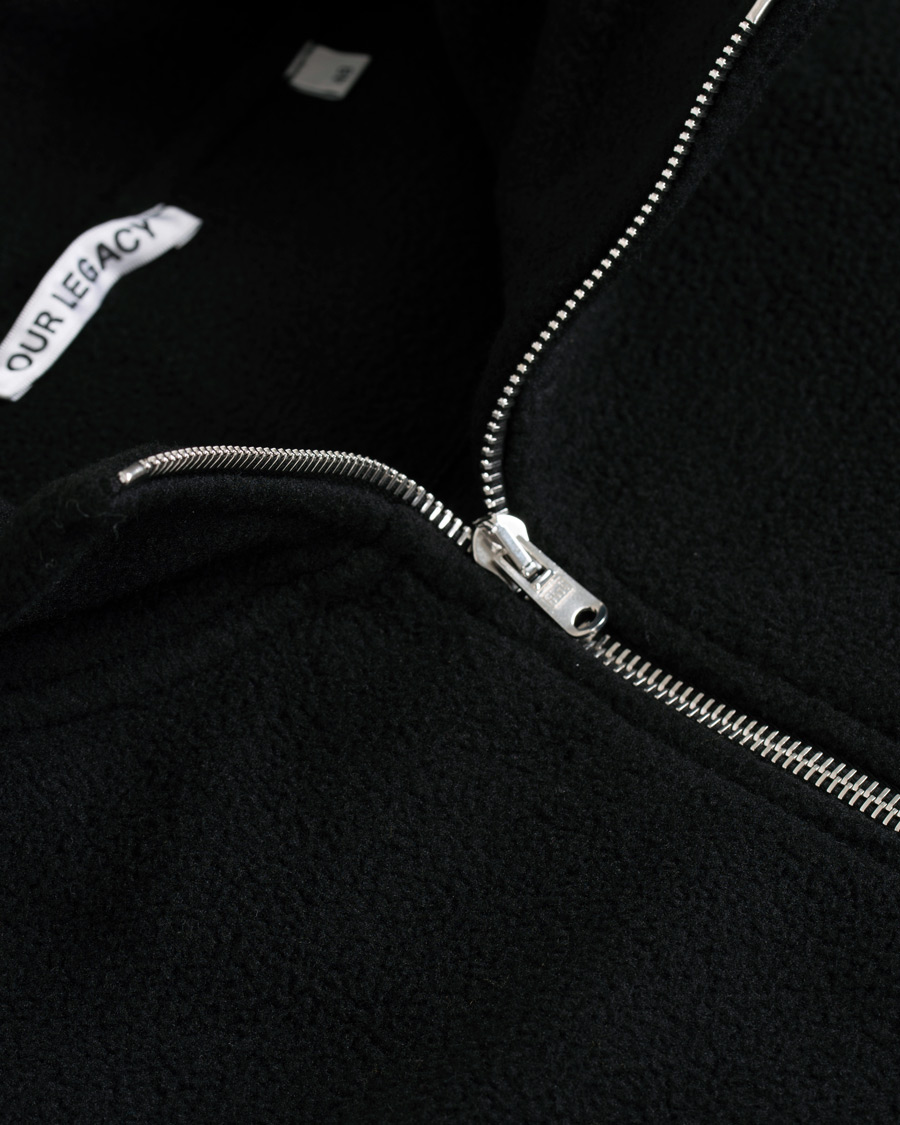 Herre | Gensere | Our Legacy | Zip Funnel Fleece Jacket Black
